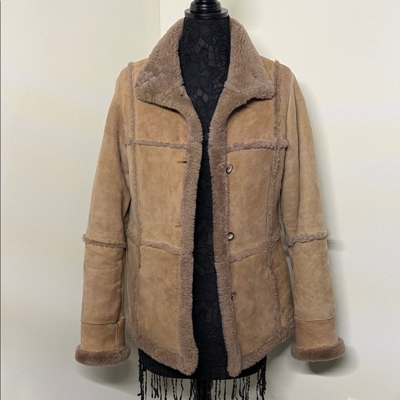The Territory Ahead Jackets & Blazers - Women's Tan Shearling Jacket